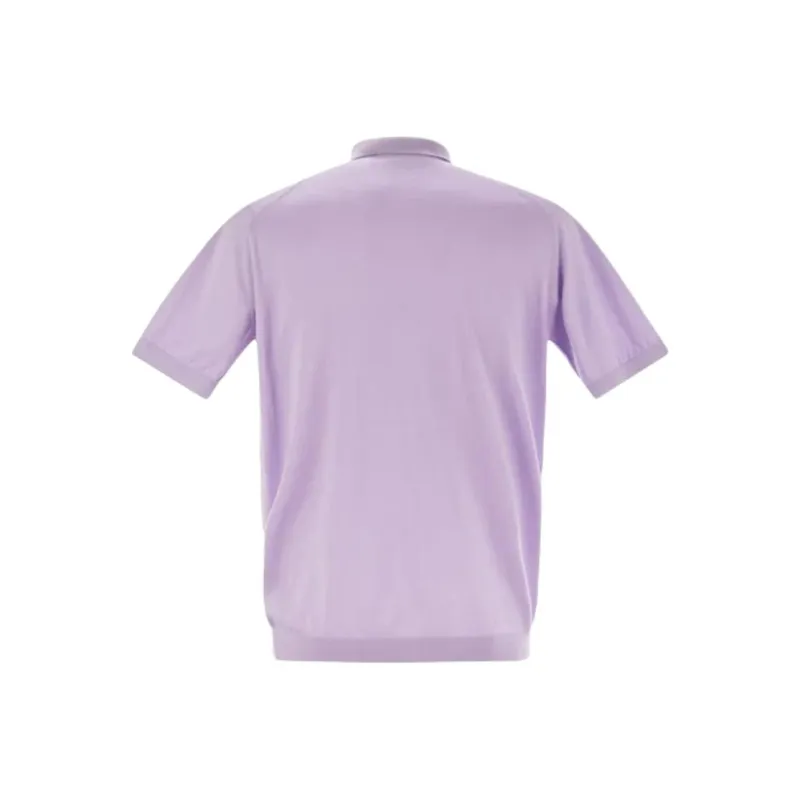 JOHN SMEDLEY SS25 Polo Shirt Men's Purple-1