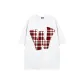 White Plaid W Letter