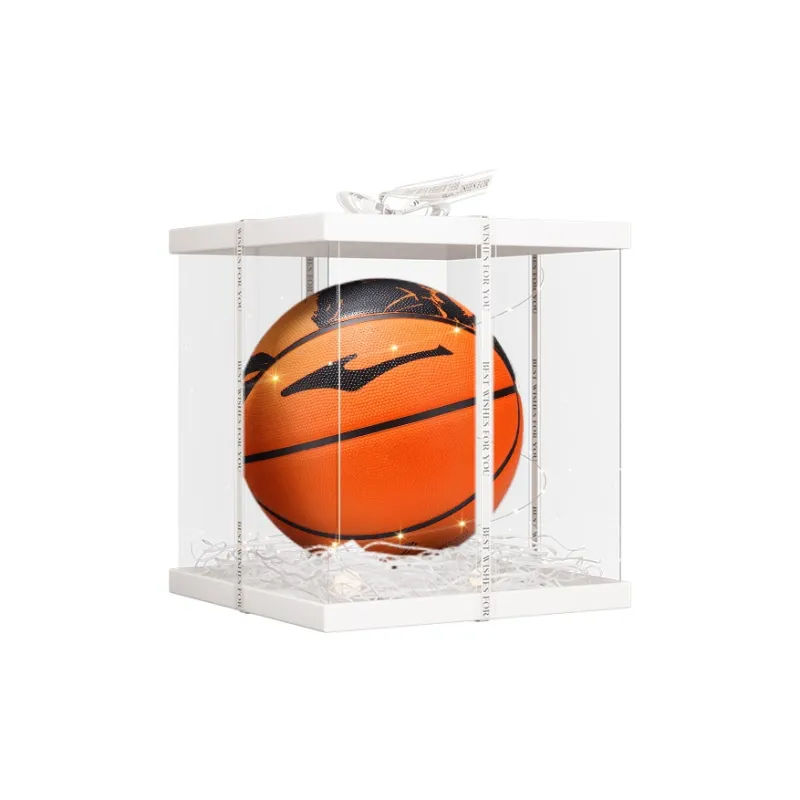 Erke Comic Collection Rubber Basketball Fall Leaf Brown Size 5/7 Street Training Unisex-9