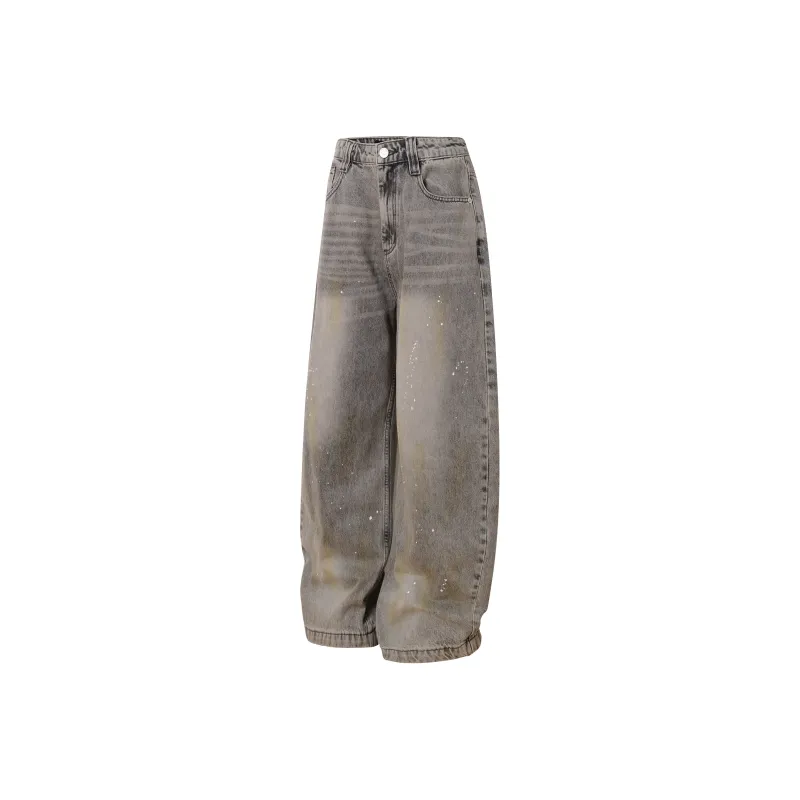 VINMUK Jeans Unisex Distressed Gray-2