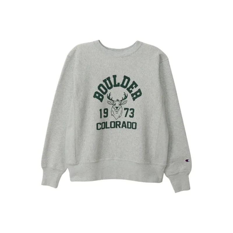 Champion Reverse Weave FW24 Sweatshirt Men's Silver Gray-0