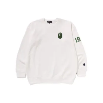 A BATHING APE Pull Over Crewneck Sweat Shirt