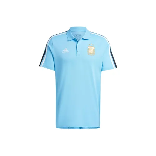 Adidas Argentina Team Argentina Dna Polo Shirt Men's Blue