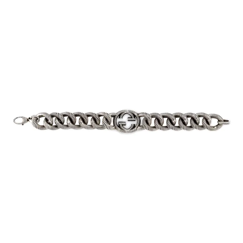 GUCCI Interlocking G Chain Bracelet-1