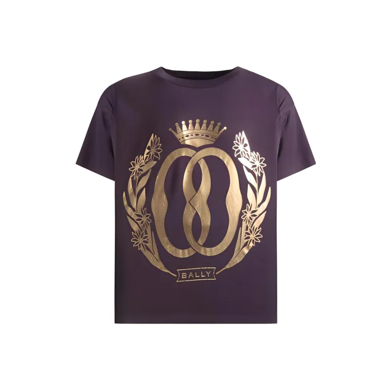 BALLY T Shirts Men Purple-1