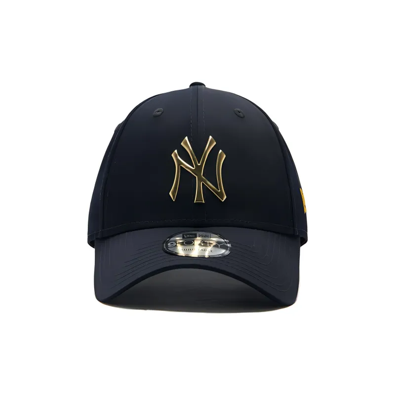 New Era New York Yankees Foil Logo Navy 9FORTY Adjustable Cap-3