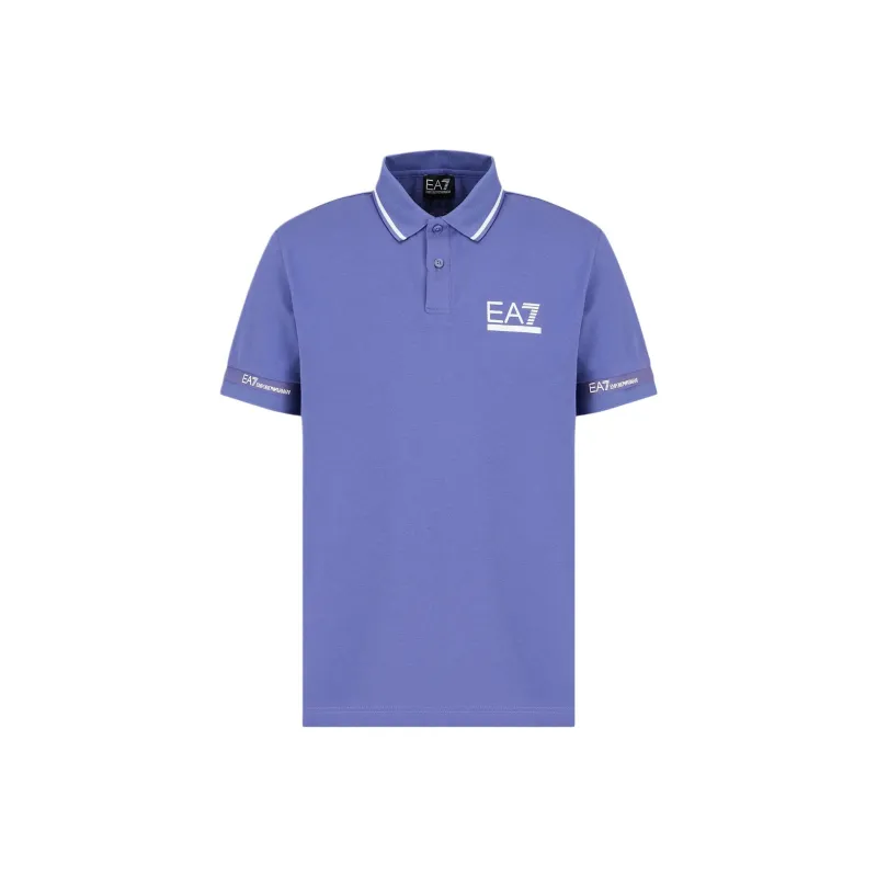 EMPORIO ARMANI EA7 Polo Shirt Men's Purple-0