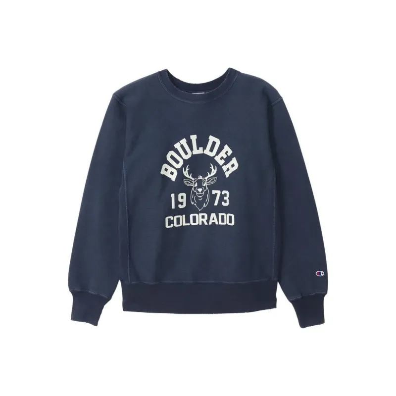 Champion Reverse Weave FW24 Sweatshirt Men's Midnight Blue-0