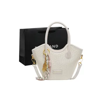 PINK·LAND PU Crossbody Handbag Regular Women's Black/Light Blue/Pink/Ecru/Silver