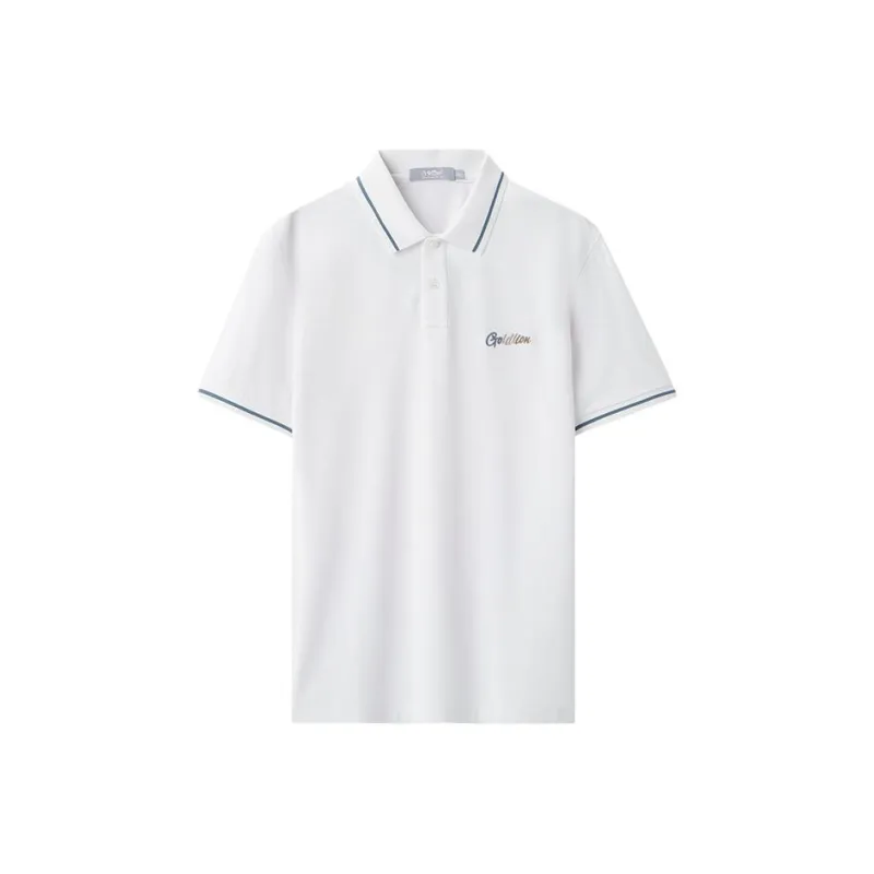 GOLDLION UV Protection Business Commute Spring And Summer Polo Shirt Men's-0