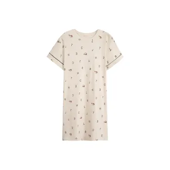 FENTENGCARE Nightgown Women's Khaki