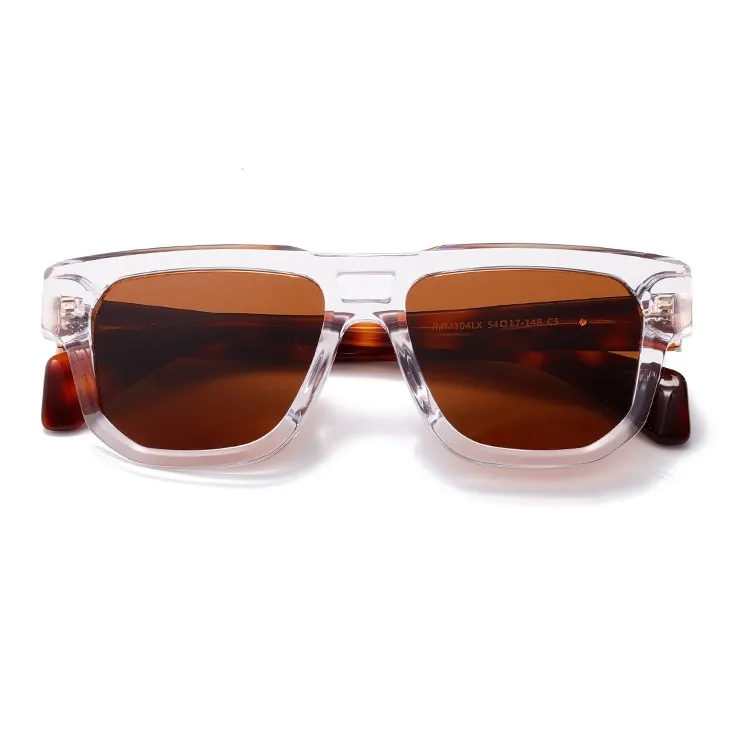ROLLOTD Plate Frame Oval Sunglasses Unisex-5