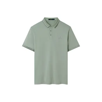 HLA Polo Shirts Men Light Green T8