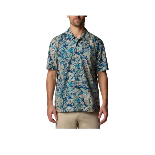 Columbia PFG Trollers Best Shirt Men's Blue