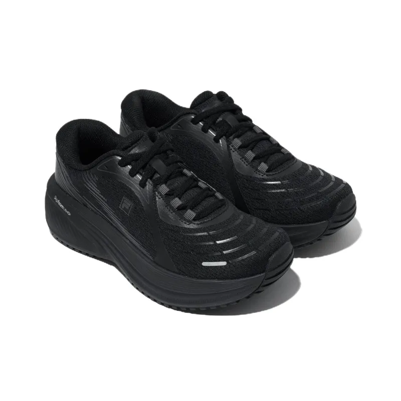 FILA Float Ma Anti Slip Wear Resistant Low Top Casual Running Shoes Unisex Black-3