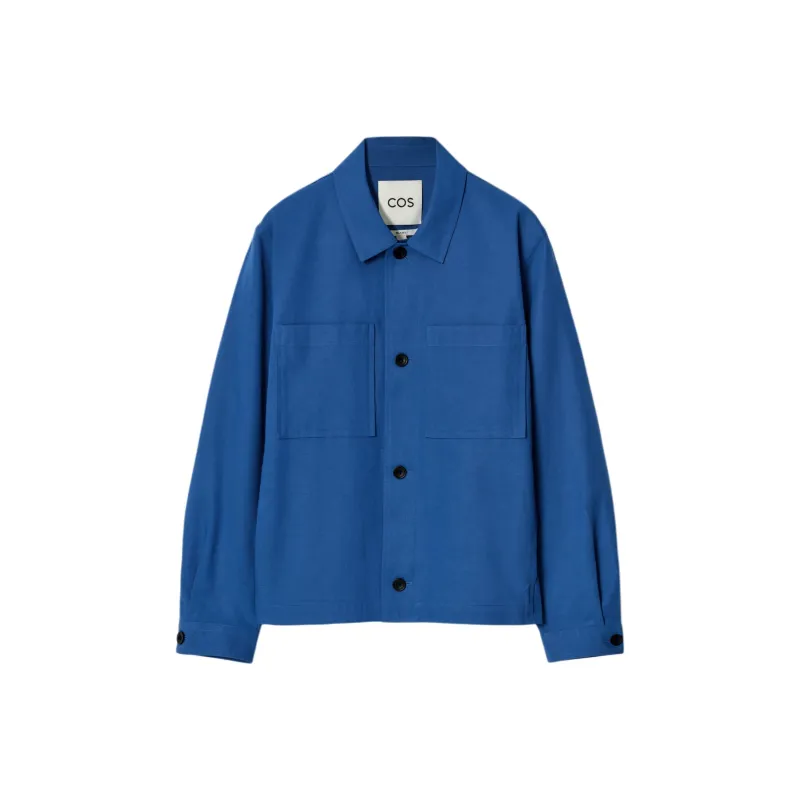 COS Shirts Men Cobalt Blue-0