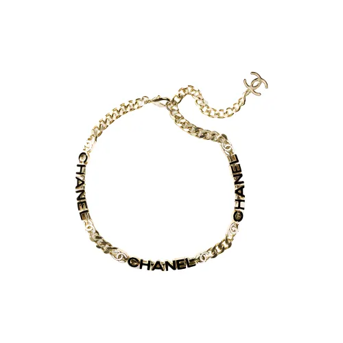 CHANEL Necklaces Women's Gold