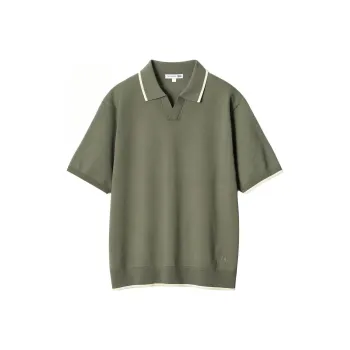 UNIQLO x JWANDERSON Uniqlo Jw Anderson Co Branded Series SS24 Polo Shirt Men's Olive