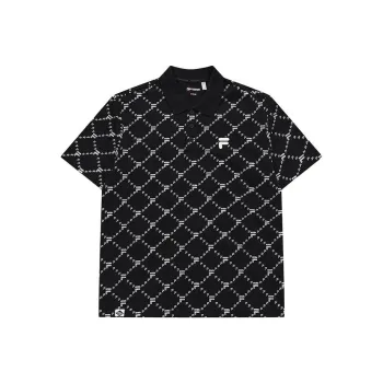 FILA FUSION Polo Shirt Men's Jet Black