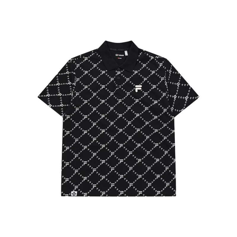 FILA FUSION Polo Shirt Men's Jet Black-0