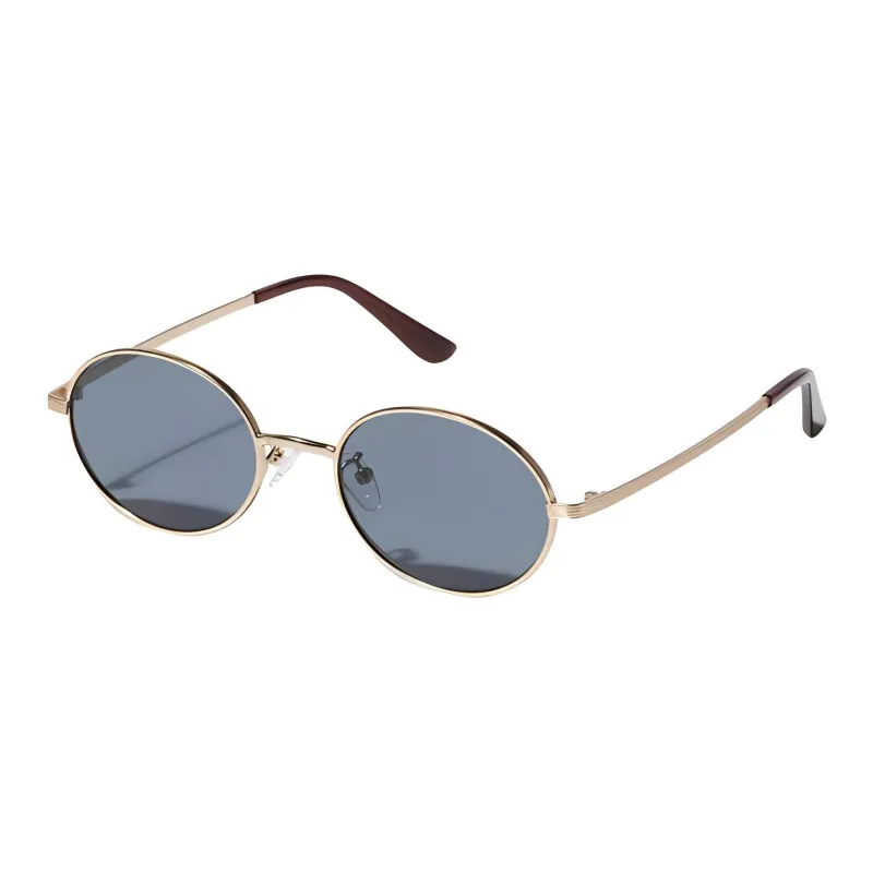 UNIQLO Metal Round Sunglasses Unisex Gold-0