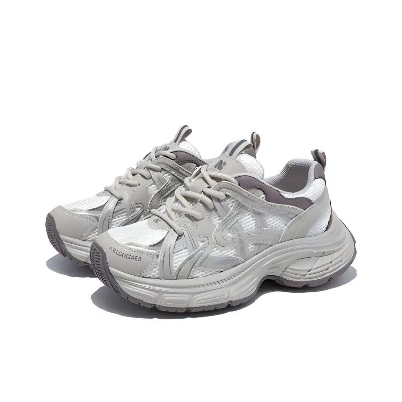 BARDILEV Cushioning, Slip Resistant, Breathable, Lightweight, Height Increasing Low Top Chunky Sneakers Women's-13