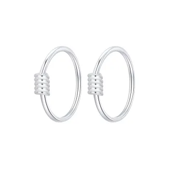 HMZ Sterling Silver Earrings Unisex