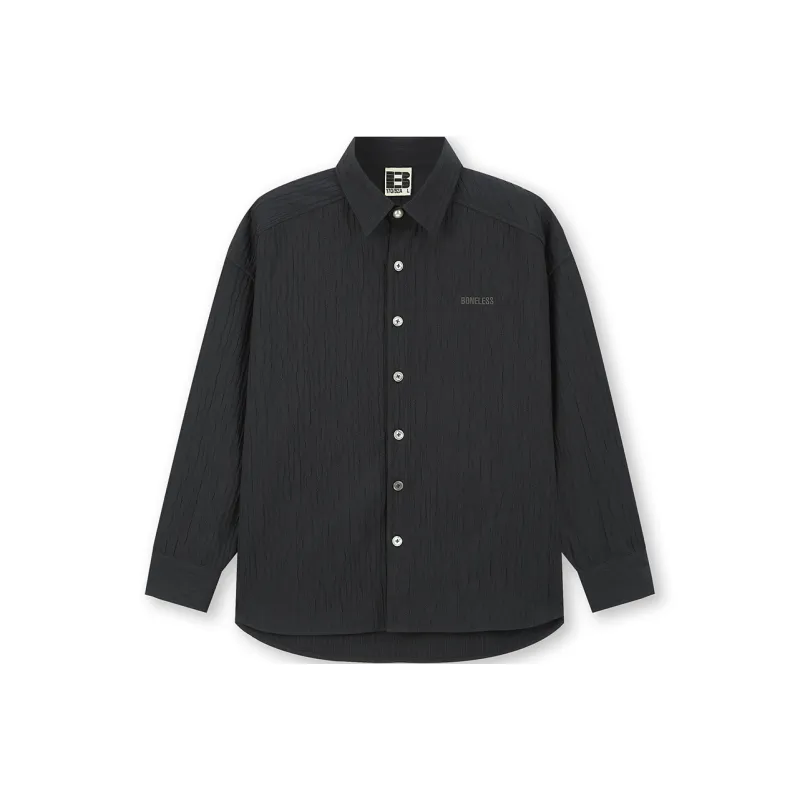 BONELESS Shirts Unisex Black-0