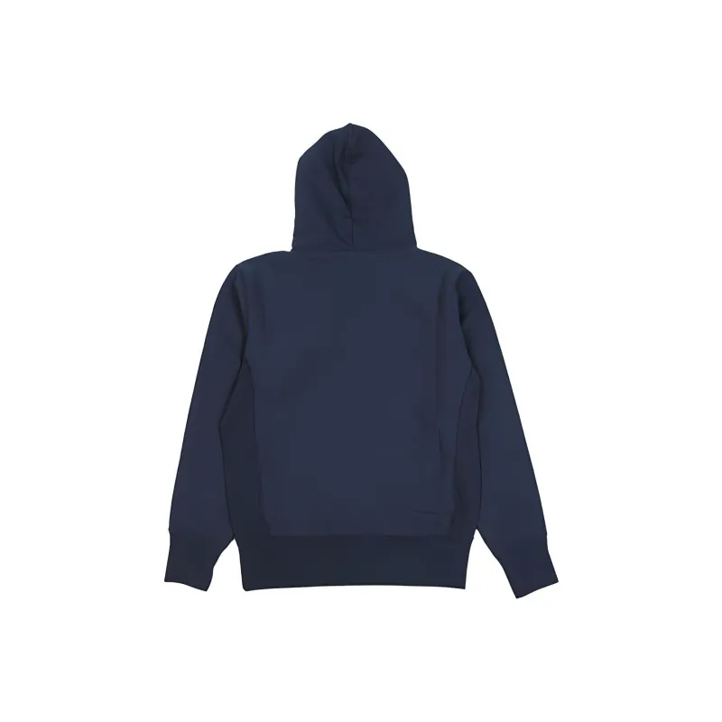 Champion Hooded Regular Sweatshirt US Version Unisex Navy Blue-1