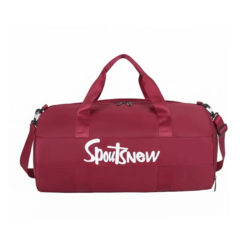 Yalu Nylon Travel Bag Unisex Pink/Black/Red/Gray-14