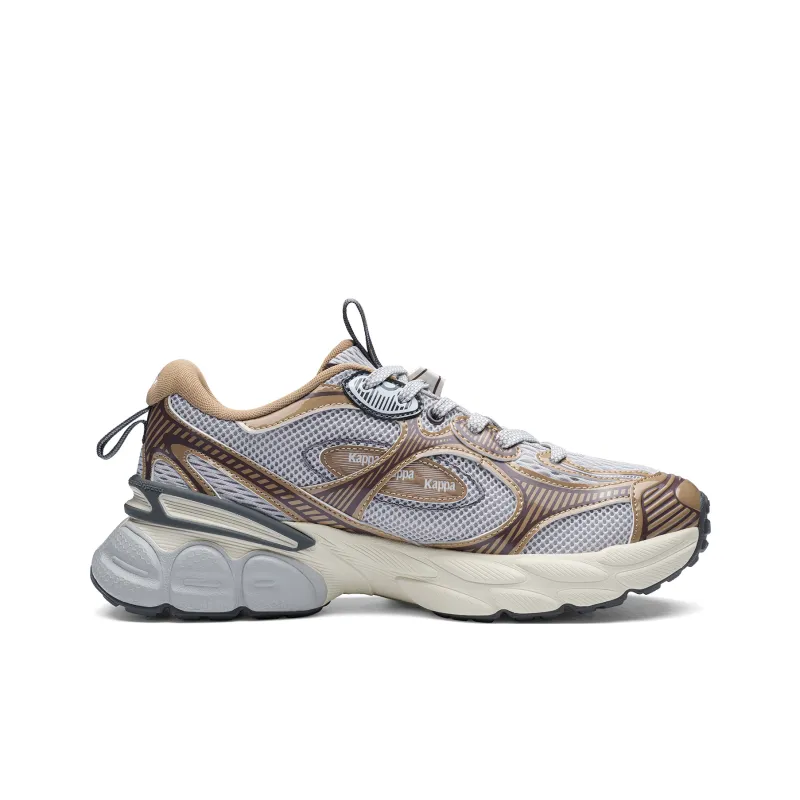 Kappa Anti-Slip Wear-Resistant Low-Top Casual Running Shoes Men's Gray Brown-1