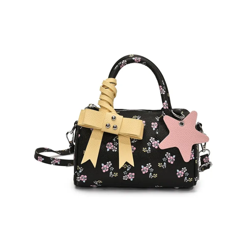 Bullrun PU Handbag Women's Black-1