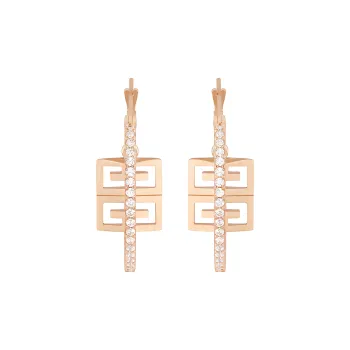 Givenchy Metal Earrings Women's Rose Gold