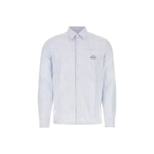 PRADA Pinstripe Button Up Shirt