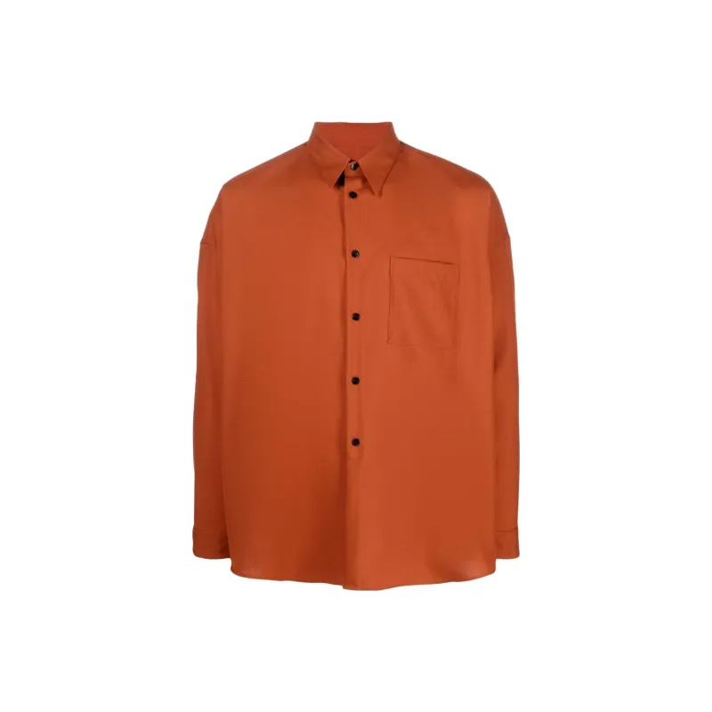 MARNI Shirts Men Burnt Orange-0