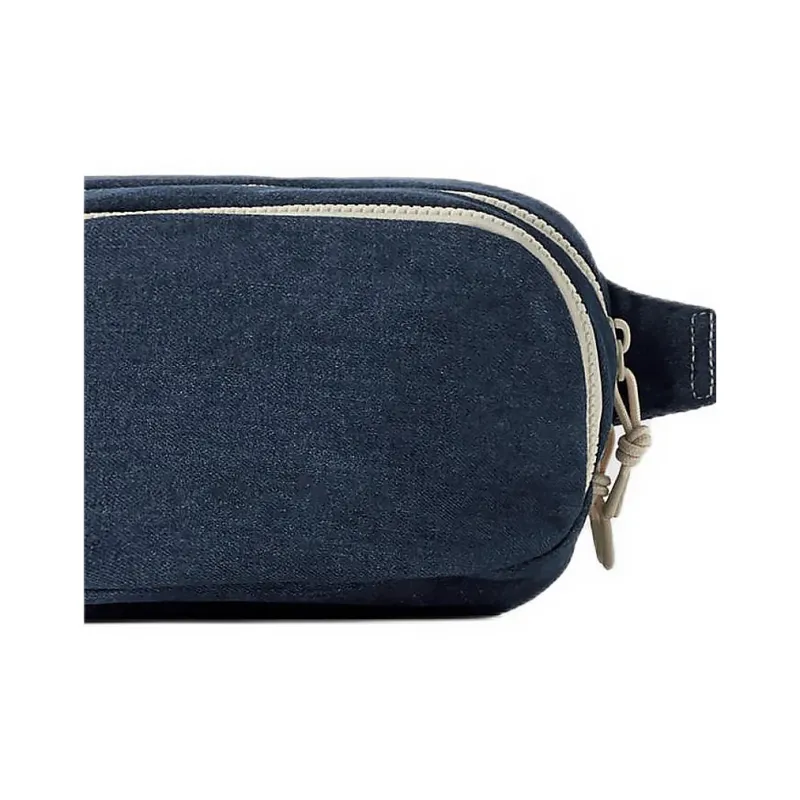 ZARA Cotton And Polyester Blend Sling Bag Regular Men's Blue Denim-4