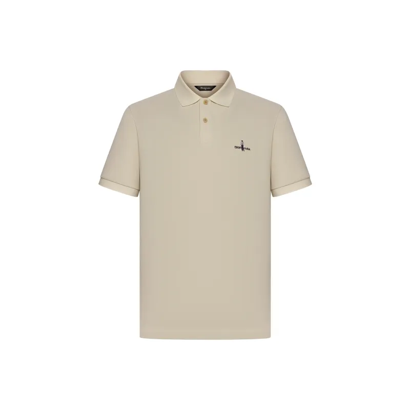 Biyin Leufen Oxygen Bar With Cooling Sensation Cooling Lapel Short Sleeved Polo Shirt Men's-2