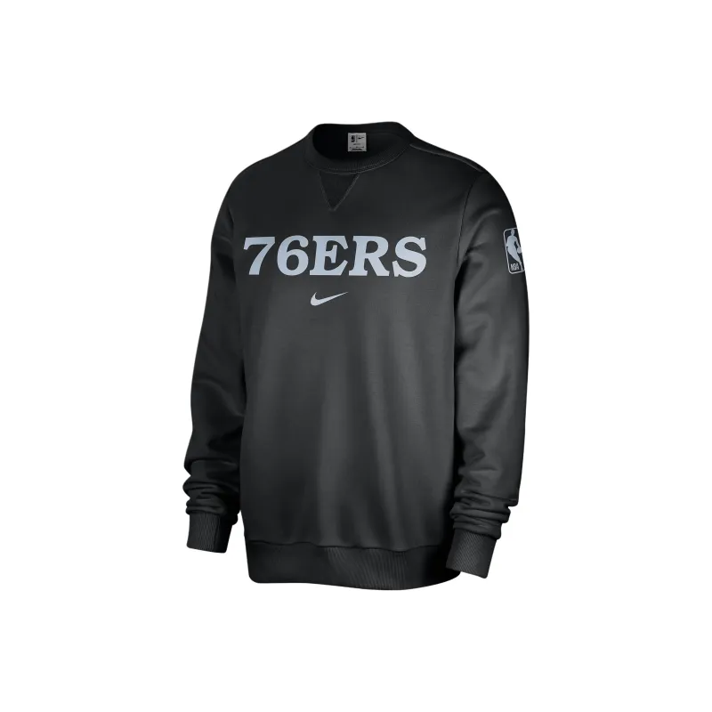 Nike Philadelphia 76ers Standard Issue Men's Nike Dri FIT Nba Crew Neck Sweatshirt-0