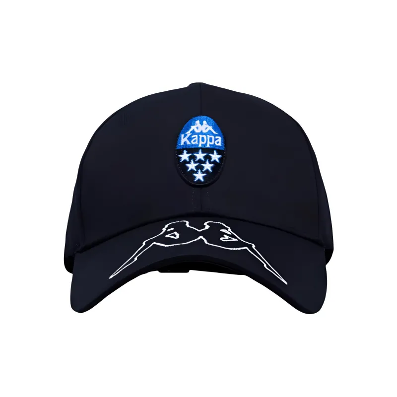 Kappa Cotton Baseball Caps Unisex Black-1
