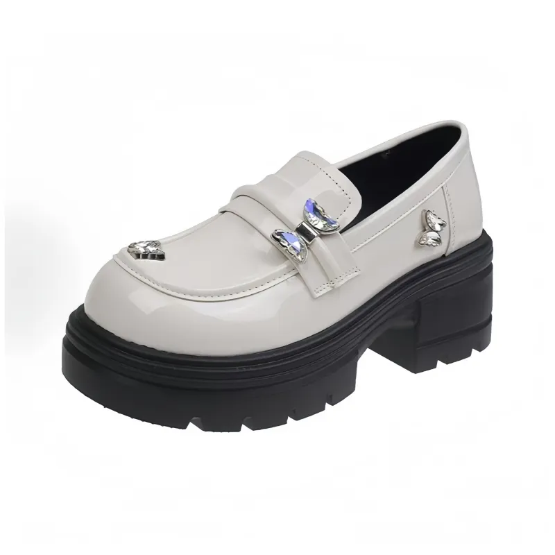 ROBINHOOD Cute Soft Platform Loafers Women's-4