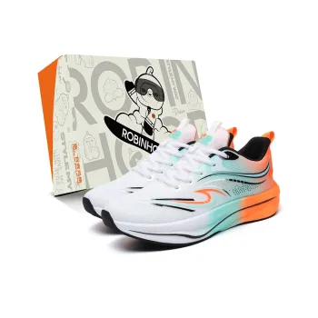 ROBINHOOD Cushioning, Slip Resistant, Abrasion Resistant, Impact Resistant, Rebound Low Top Casual Shoes Men's Box