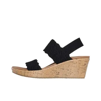 Skechers Beverlee Timeless Touch One Strap Sandals Women's Black