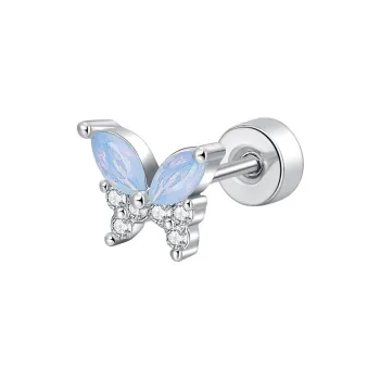 HMZ Titanium Steel Stud Earrings Women's