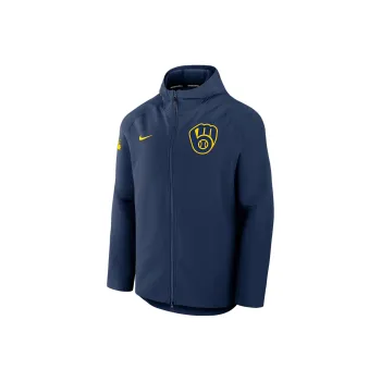 Nike Milwaukee Brewers Authentic Collection Men's Nike Therma Mlb Full Zip Jacket