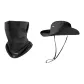 Black Mask+Bucket Hat
