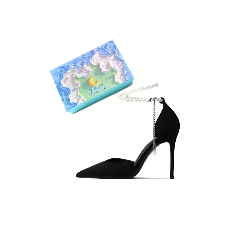 Feo Dvke Slim Heel High Heels 7cm 10cm Women's Gift Box Set-0