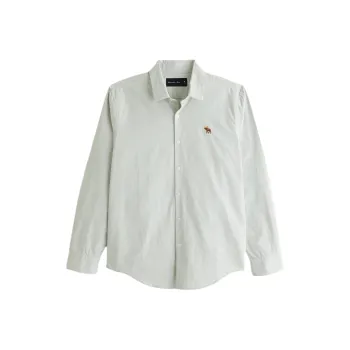 Abercrombie＆Fitch Shirt Men's Light Gray