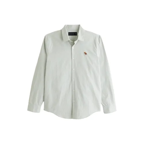 Abercrombie＆Fitch Shirt Men's Light Gray