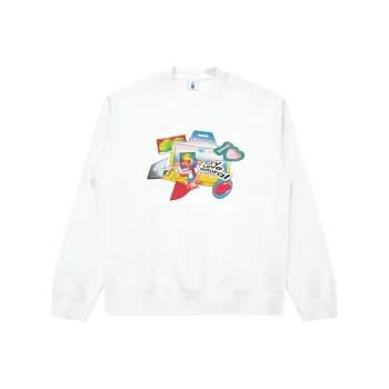 Crying Center Sweatshirt Unisex Ecru