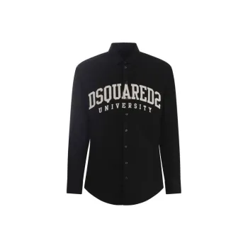 DSQUARED 2 Logo Printed Long Sleeved Shirt